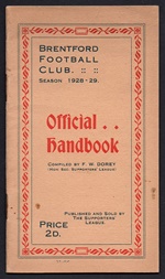 Brentford Handbook 1928-29 - pg 1 small
