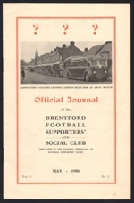 Brentford Supporter Journal Vol 1 No 1 a small